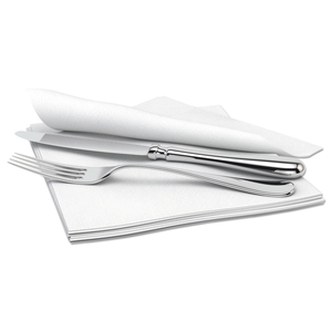 SIGNATURE AIRLAID DINNER NAPKINS/GUEST HAND TOWELS, 1-PLY, 15 X 16.5 by Cascades PRO