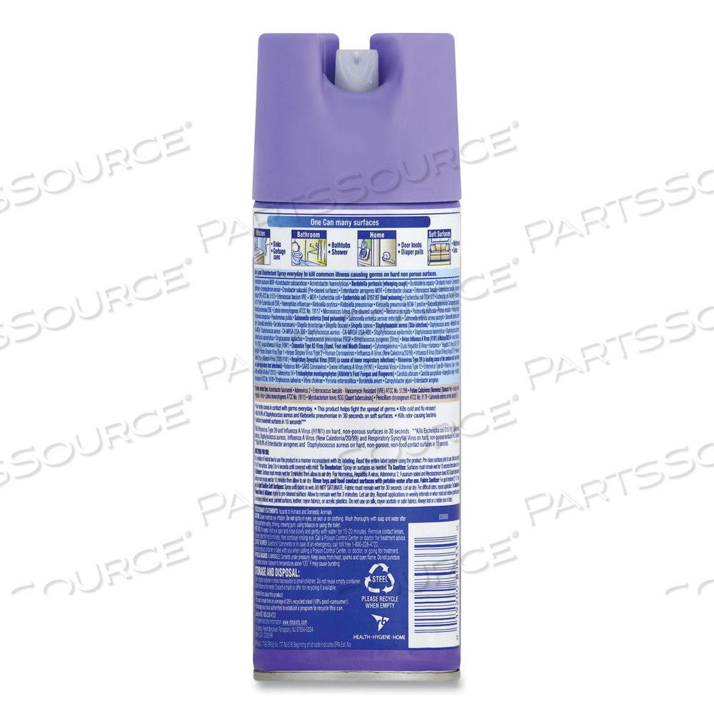 DISINFECTANT SPRAY, EARLY MORNING BREEZE, 12.5 OZ AEROSOL SPRAY by Lysol DISINFECTANT SPRAY, EARLY MORNING BREEZE, 12.5 OZ AEROSOL SPRAY by Lysol