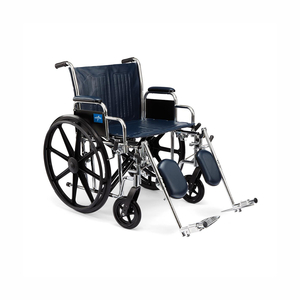 EXCEL EXTRA-WIDE WHEELCHAIR, 22 IN SEAT, REMOVABLE DESK-LENGTH ARMS, ELEVATING LEG RESTS by Medline Industries, Inc.