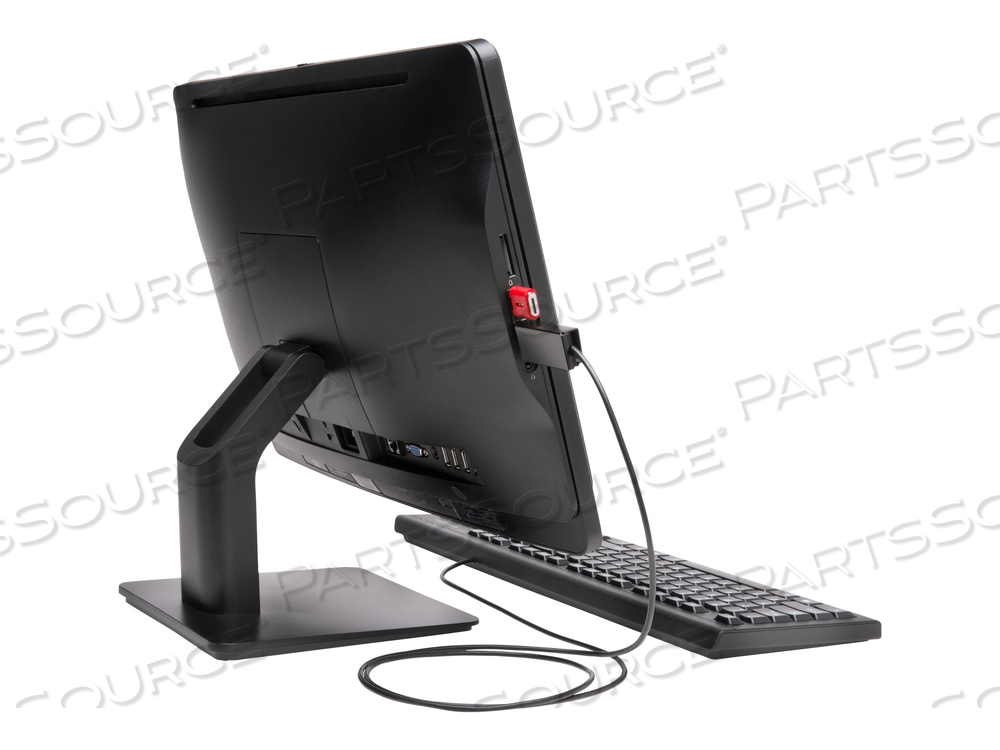 USB PORT LOCK, RECTANGULAR, BLACK, FLAT KEY LOCK TYPE, WITH SECURITY GUARD by Kensington Computer Products