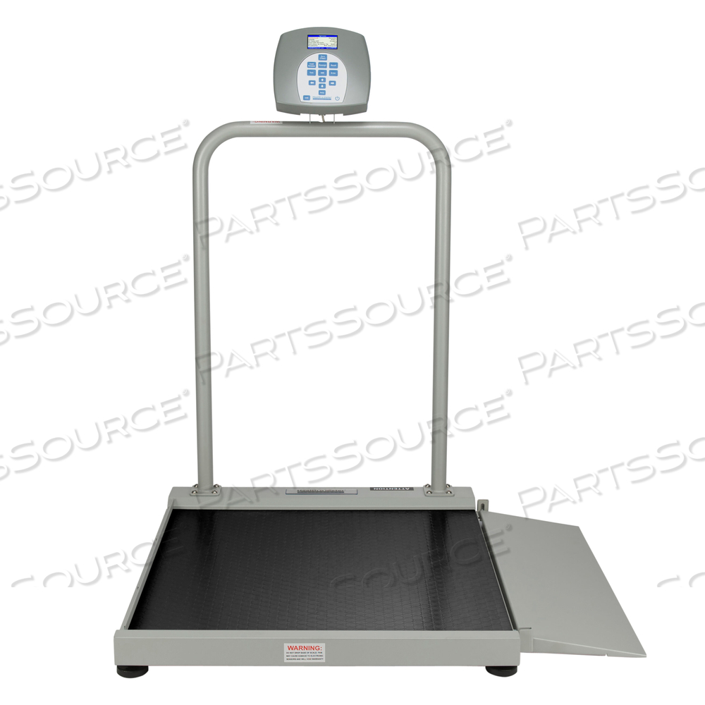 454KG 34-1/2 X 40-1/8 X 45-1/2IN GRAY AC ADAPTER LCD DISPLAY WHEELCHAIR SCALE by Health O Meter Professional Scales 454KG 34-1/2 X 40-1/8 X 45-1/2IN GRAY AC ADAPTER LCD DISPLAY WHEELCHAIR SCALE by Health O Meter Professional Scales