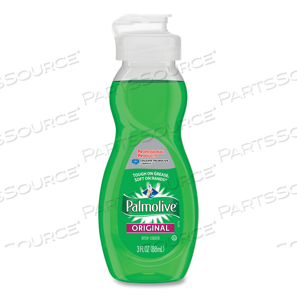 DISHWASHING LIQUID, ORIGINAL SCENT, 3 OZ BOTTLE DISHWASHING LIQUID, ORIGINAL SCENT, 3 OZ BOTTLE