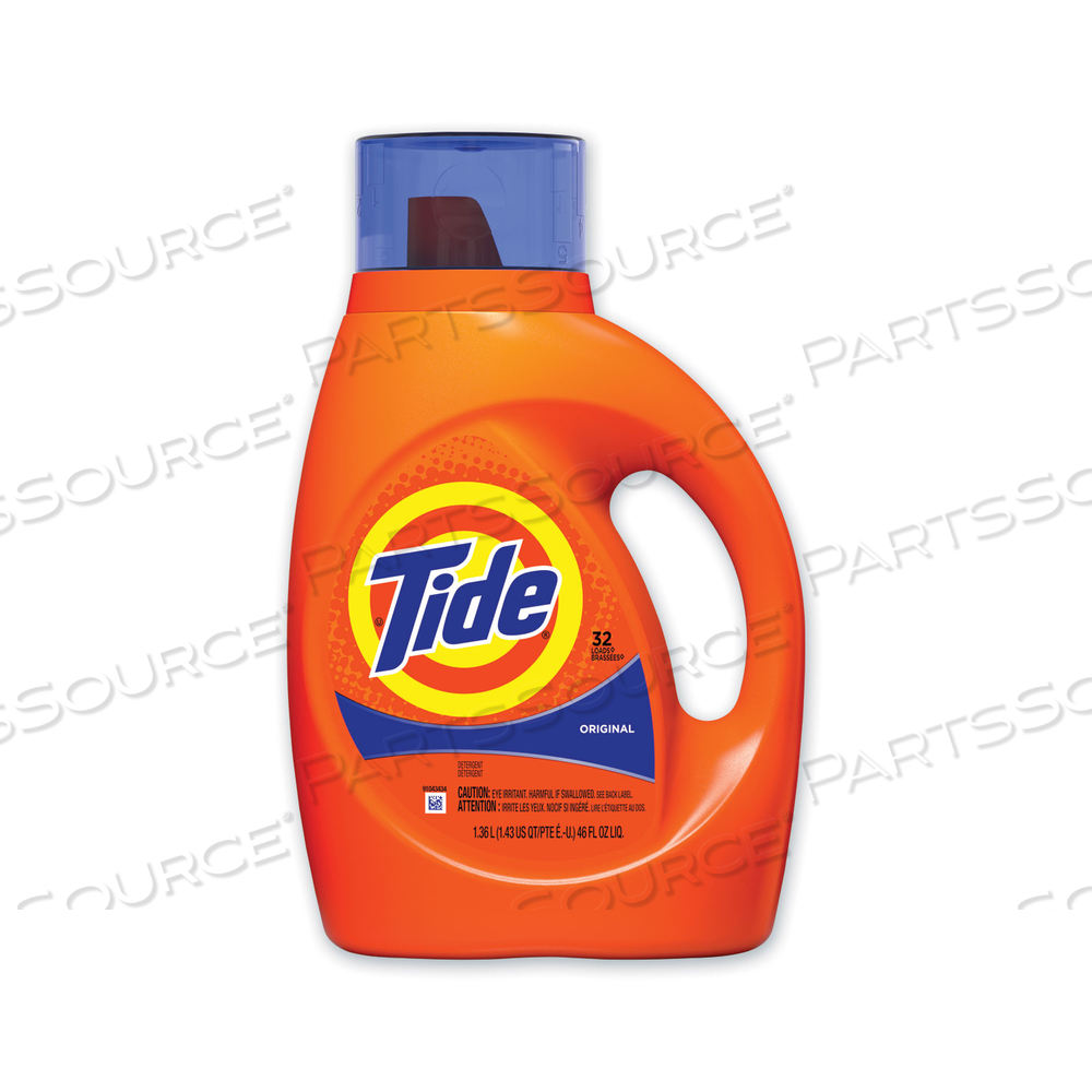 LIQUID TIDE LAUNDRY DETERGENT, 32 LOADS, 46 OZ by Tide LIQUID TIDE LAUNDRY DETERGENT, 32 LOADS, 46 OZ by Tide