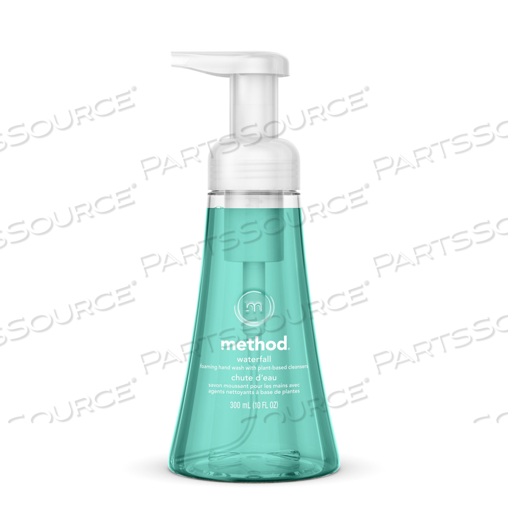 FOAMING HAND WASH, WATERFALL, 10 OZ PUMP BOTTLE by Method FOAMING HAND WASH, WATERFALL, 10 OZ PUMP BOTTLE by Method