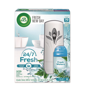 FRESHMATIC ULTRA AUTOMATIC STARTER KIT, 5.94 X 3.31 X 7.63, WHITE, FRESH WATERS by Air Wick FRESHMATIC ULTRA AUTOMATIC STARTER KIT, 5.94 X 3.31 X 7.63, WHITE, FRESH WATERS by Air Wick