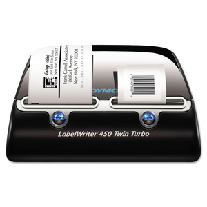 DYMO LABELWRITER 450 TWIN TURBO, LABEL PRINTER, B/W, DIRECT THERMAL by Dymo DYMO LABELWRITER 450 TWIN TURBO, LABEL PRINTER, B/W, DIRECT THERMAL by Dymo