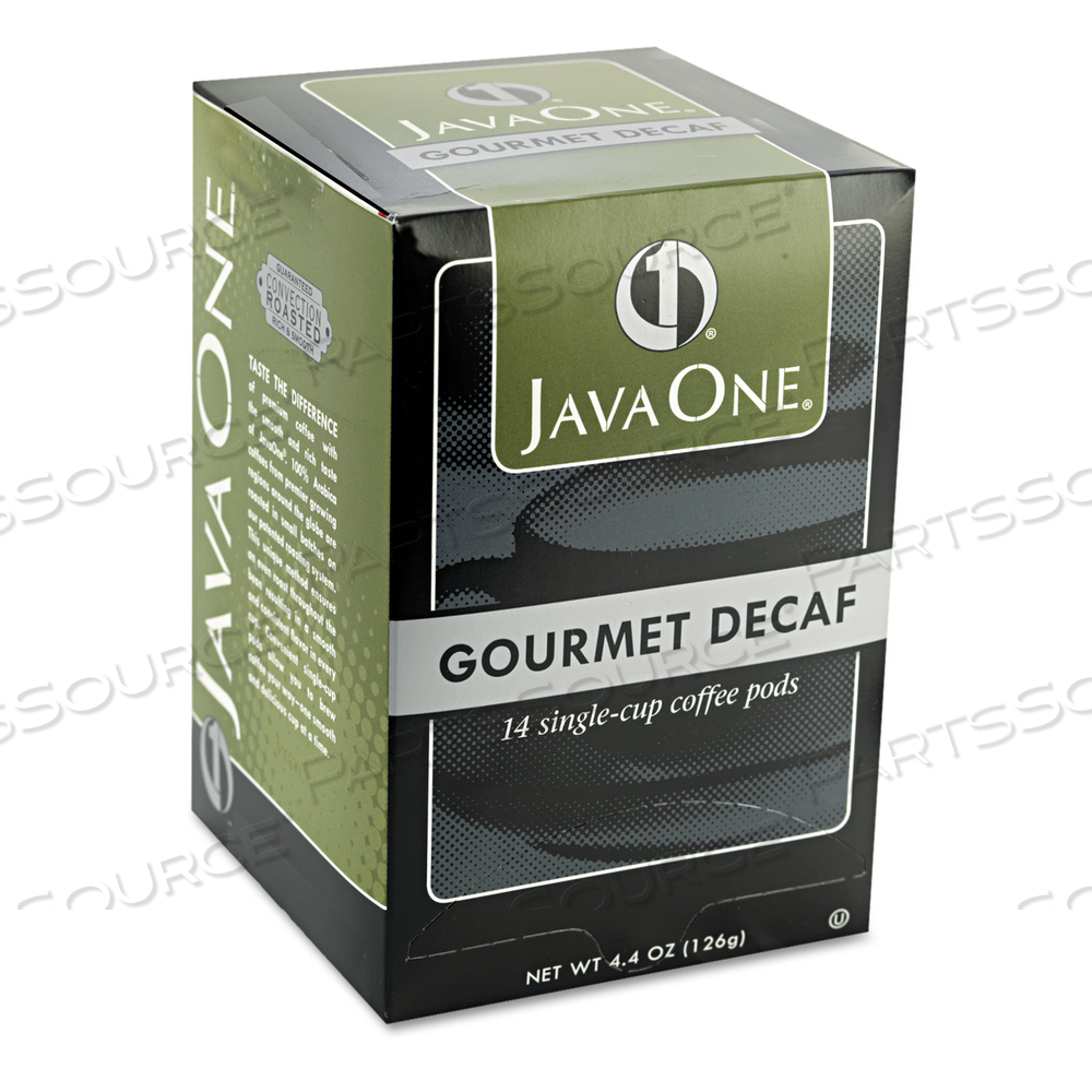 COFFEE PODS, COLOMBIAN DECAF, SINGLE CUP, PODS by Java One