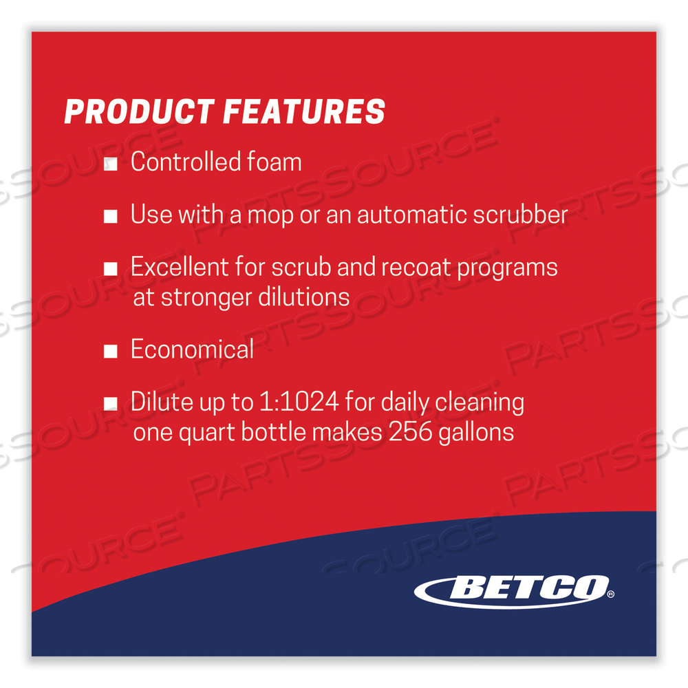 DAILY SCRUB SC FLOOR CLEANER, CHARACTERISTIC SCENT, 32 OZ BOTTLE by Betco Corporation