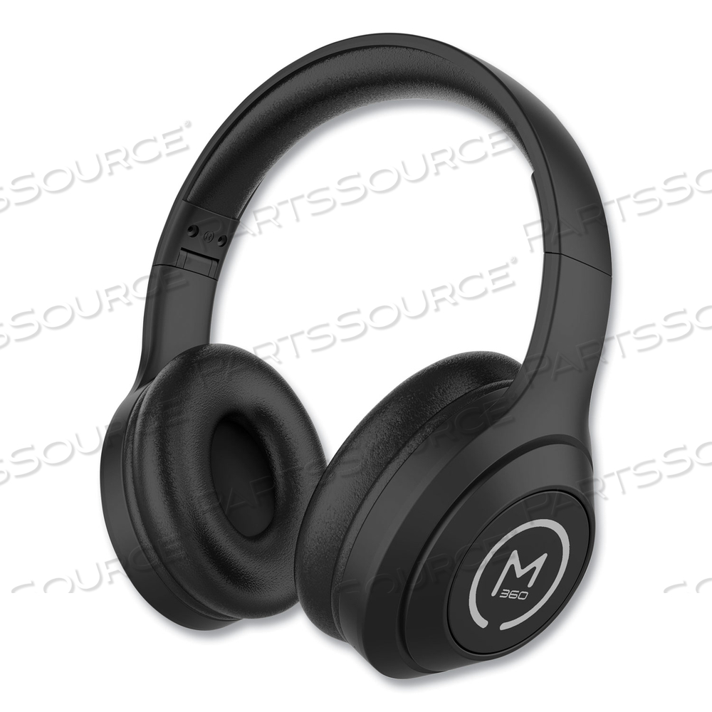 COMFORT+ WIRELESS OVER-EAR HEADPHONES WITH MICROPHONE, BLACK by Morpheus 360 COMFORT+ WIRELESS OVER-EAR HEADPHONES WITH MICROPHONE, BLACK by Morpheus 360