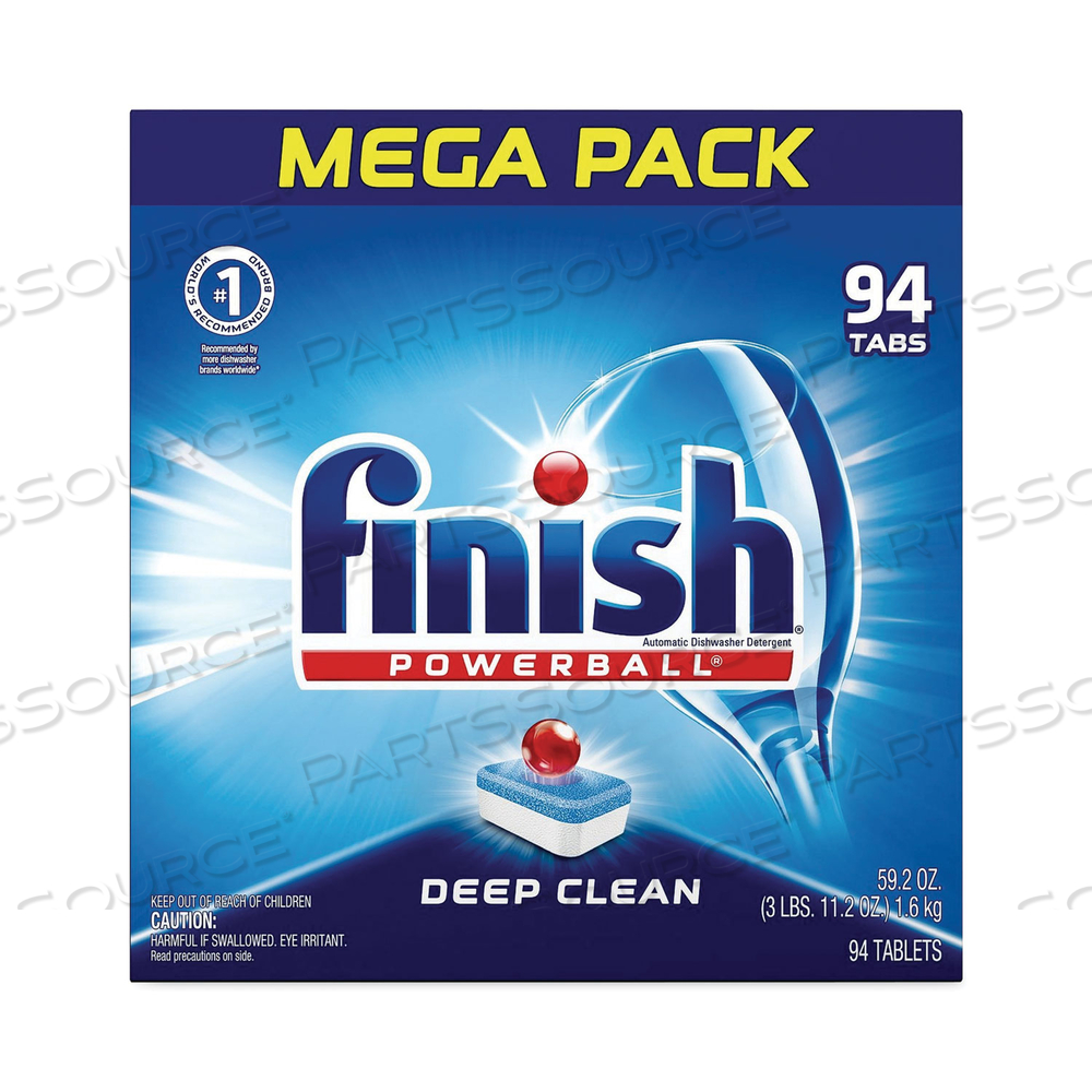 POWERBALL DISHWASHER TABS, FRESH SCENT by Finish