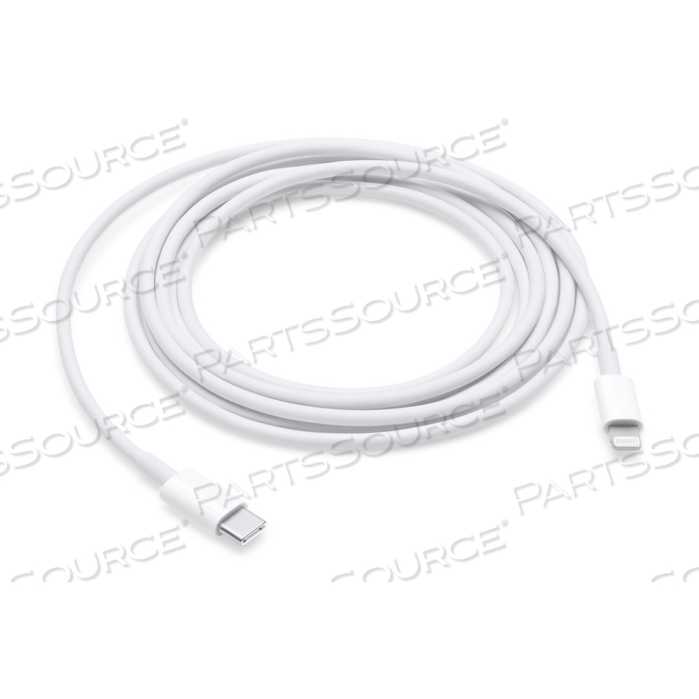 2M WHITE USB-C TO LIGHTNING CABLE FOR IPHONE MODELS, IPAD MODELS, MAC MODELS by Apple 2M WHITE USB-C TO LIGHTNING CABLE FOR IPHONE MODELS, IPAD MODELS, MAC MODELS by Apple