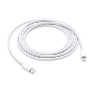 2M WHITE USB-C TO LIGHTNING CABLE FOR IPHONE MODELS, IPAD MODELS, MAC MODELS by Apple 2M WHITE USB-C TO LIGHTNING CABLE FOR IPHONE MODELS, IPAD MODELS, MAC MODELS by Apple