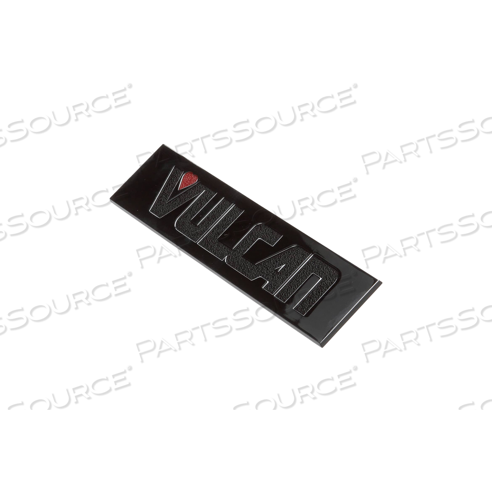 NAMEPLATE,VULCAN,7-1/4 by Vulcan Technologies NAMEPLATE,VULCAN,7-1/4 by Vulcan Technologies