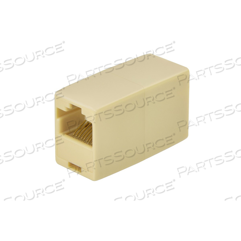BEIGE 8P8C RJ45 STRAIGHT INLINE COUPLER by Monoprice, Inc.