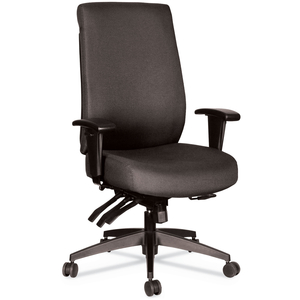 ALERA WRIGLEY SERIES 24/7 HIGH PERFORMANCE HIGH-BACK MULTIFUNCTION TASK CHAIR, SUPPORTS 300 LB, 17.24" TO 20.55" SEAT, BLACK by Alera