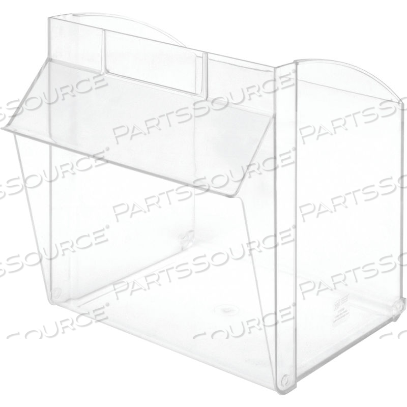 REPLACEMENT BIN CUP FOR TIP OUT STORAGE BIN QTB306 - CLEAR by Quantum Storage Systems REPLACEMENT BIN CUP FOR TIP OUT STORAGE BIN QTB306 - CLEAR by Quantum Storage Systems