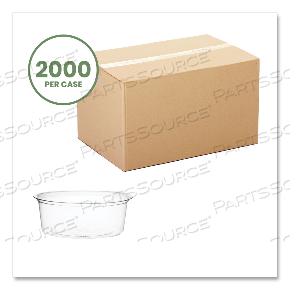 PORTION POTS, 2 OZ, CLEAR by Vegware PORTION POTS, 2 OZ, CLEAR by Vegware