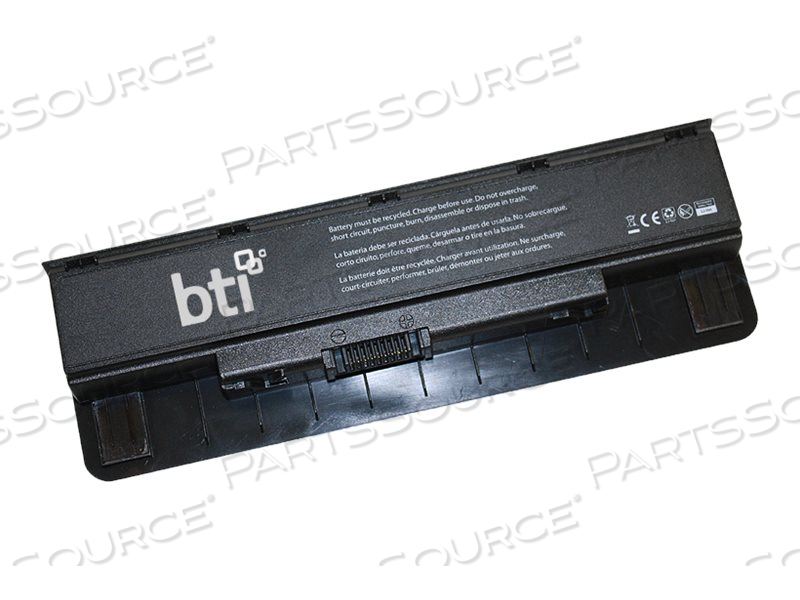 BTI AS-GL551, NOTEBOOK BATTERY, LI-ION, 5200 MAH by Battery Technology, Inc. BTI AS-GL551, NOTEBOOK BATTERY, LI-ION, 5200 MAH by Battery Technology, Inc.