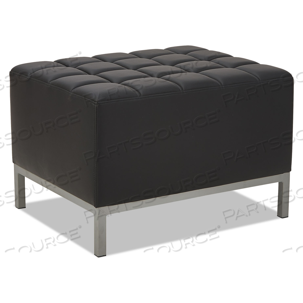 ALERA QUB SERIES OTTOMAN, 26.38W X 21.5D X 17.5H, BLACK by Alera