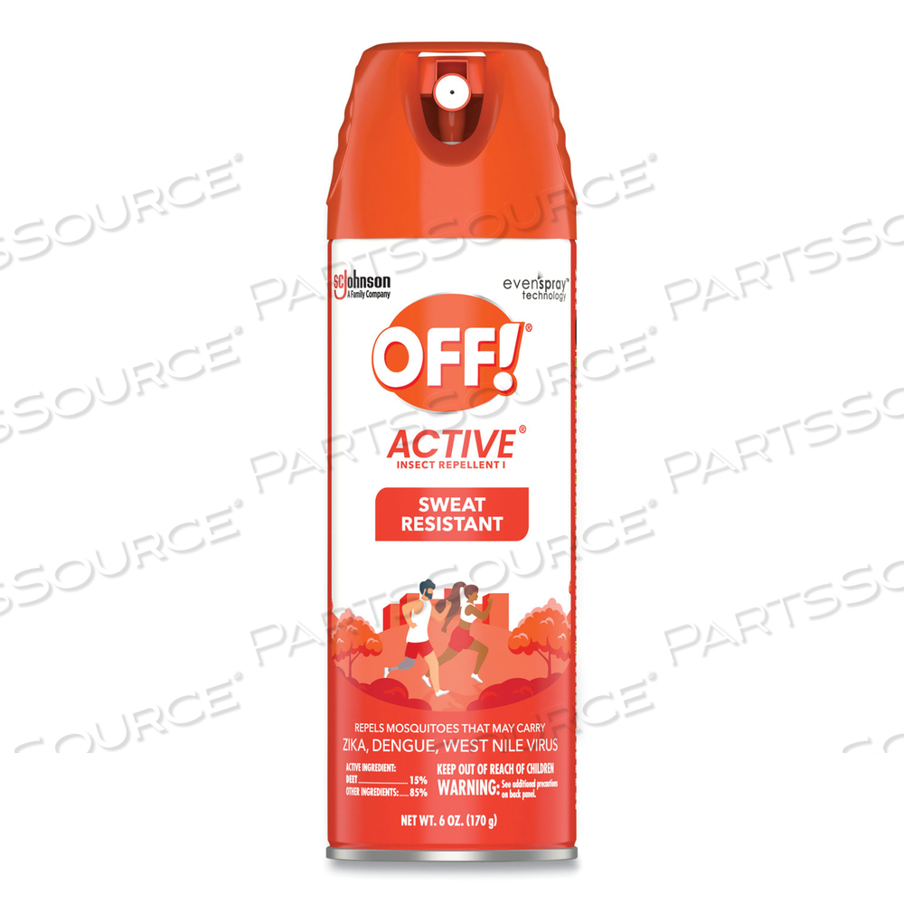 ACTIVE INSECT REPELLENT, 6 OZ AEROSOL SPRAY by OFF!