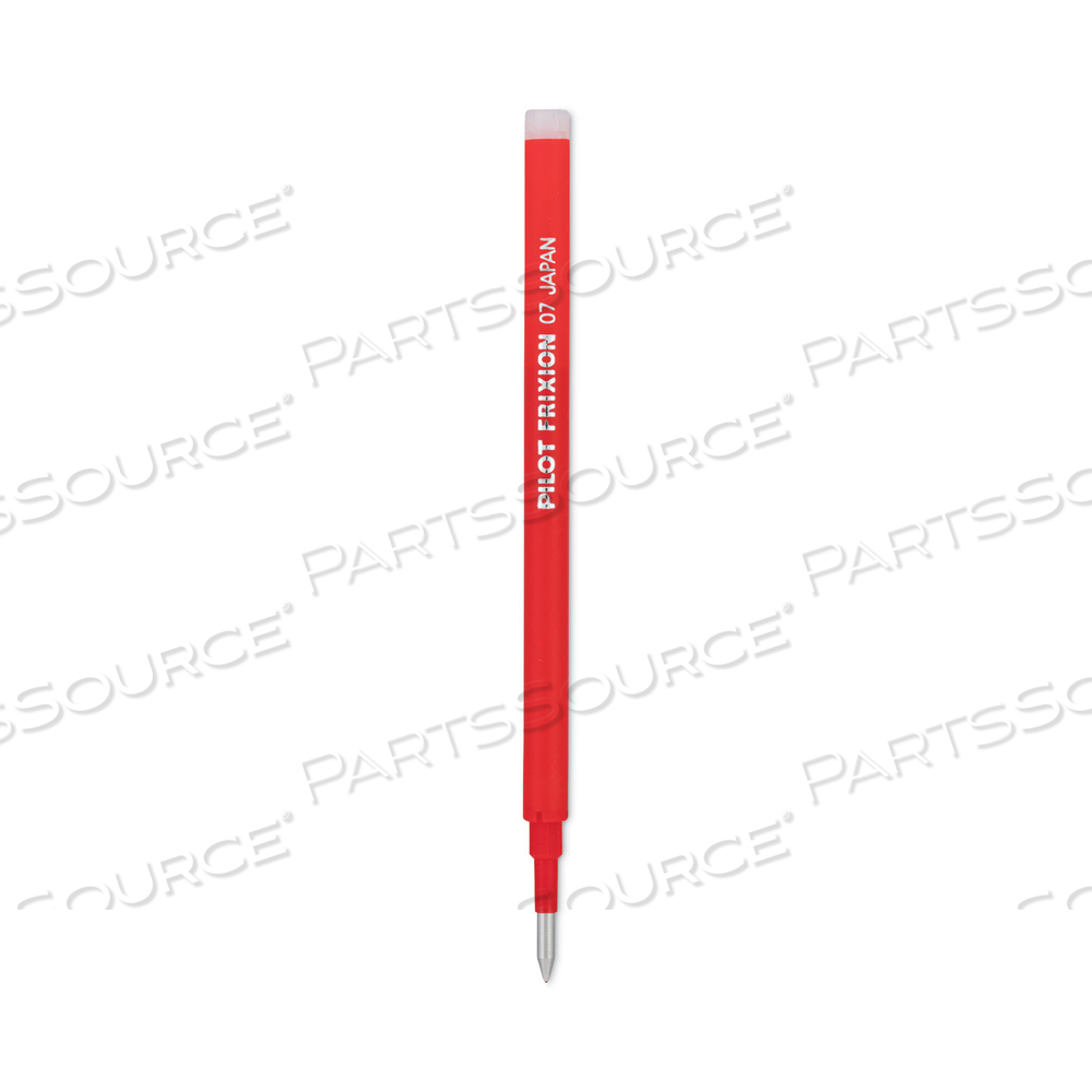 REFILL FOR PILOT FRIXION ERASABLE, FRIXION BALL, FRIXION CLICKER AND FRIXION LX GEL INK PENS, FINE TIP, RED INK by Pilot
