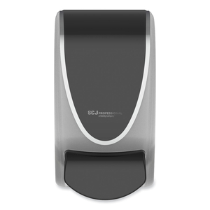 TRANSPARENT MANUAL DISPENSER, 1 L, 4.92 X 4.5 X 9.25, BLACK/CHROME by SC Johnson TRANSPARENT MANUAL DISPENSER, 1 L, 4.92 X 4.5 X 9.25, BLACK/CHROME by SC Johnson