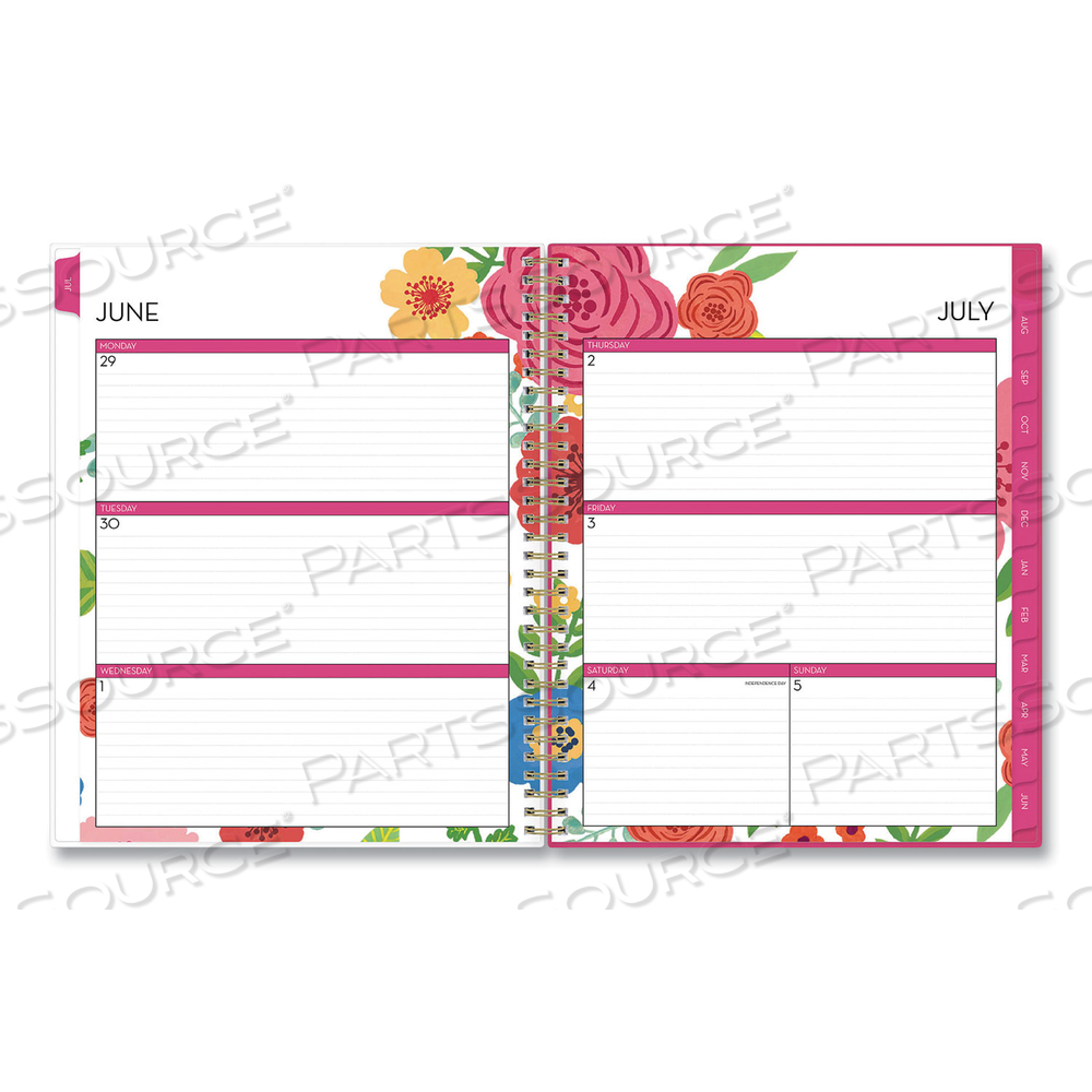 MAHALO ACADEMIC YEAR CREATE-YOUR-OWN COVER WEEKLY/MONTHLY PLANNER, FLORAL ARTWORK, 11 X 8.5, 12-MONTH (JULY-JUNE): 2022-2023 by Blue Sky MAHALO ACADEMIC YEAR CREATE-YOUR-OWN COVER WEEKLY/MONTHLY PLANNER, FLORAL ARTWORK, 11 X 8.5, 12-MONTH (JULY-JUNE): 2022-2023 by Blue Sky
