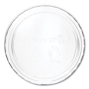 PORTION POT LIDS, FITS 2 OZ TO 4 OZ PORTION POTS, CLEAR by Vegware
