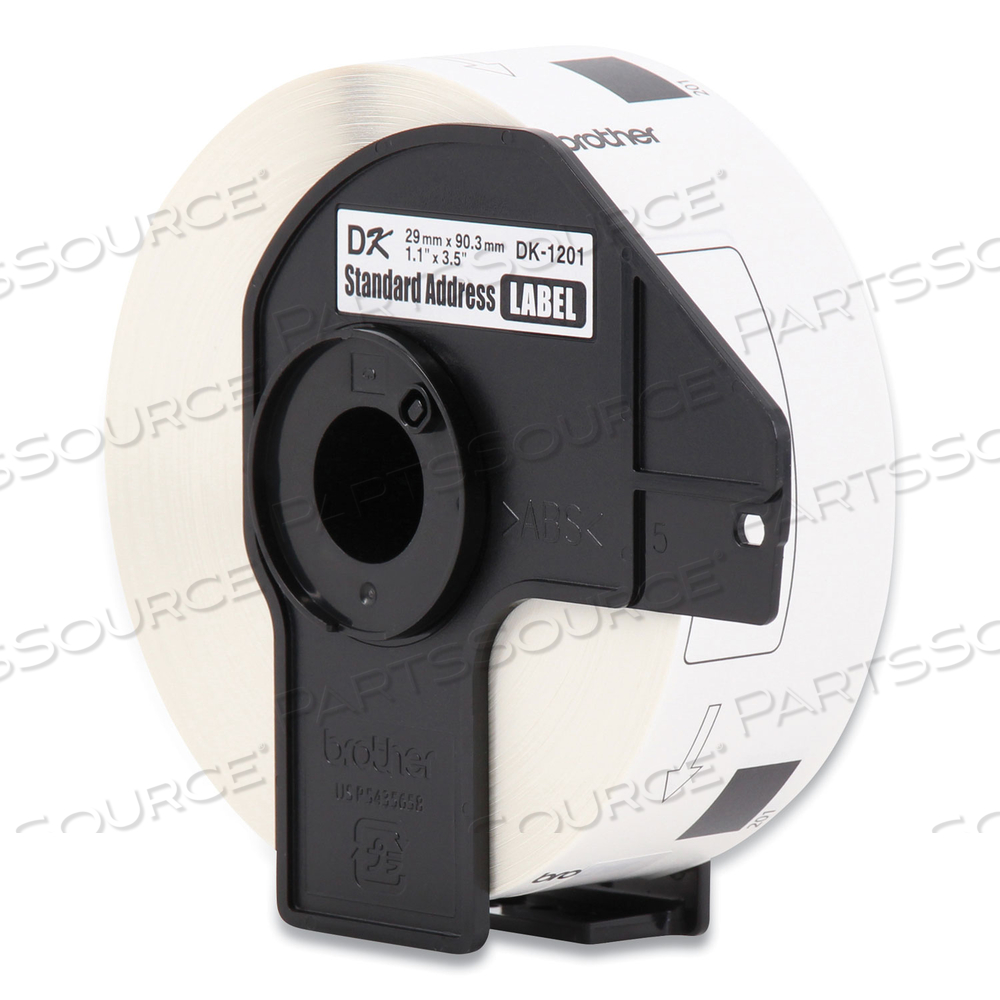 DIE-CUT ADDRESS LABELS, 1.1 X 3.5, WHITE, 400 LABELS/ROLL by Brother DIE-CUT ADDRESS LABELS, 1.1 X 3.5, WHITE, 400 LABELS/ROLL by Brother