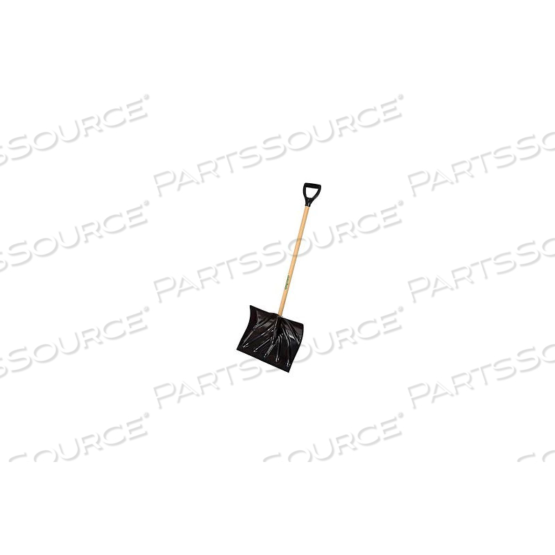 UNION TOOLS 18" POLY COMBO SNOW SHOVEL W/ WOOD D-GRIP HANDLE by Union Tools UNION TOOLS 18" POLY COMBO SNOW SHOVEL W/ WOOD D-GRIP HANDLE by Union Tools