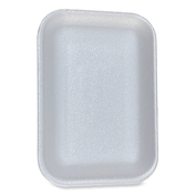 MEAT TRAYS, #2. 8.5 X 6.03 X 1.11, WHITE, 500/CARTON by Genpak MEAT TRAYS, #2. 8.5 X 6.03 X 1.11, WHITE, 500/CARTON by Genpak
