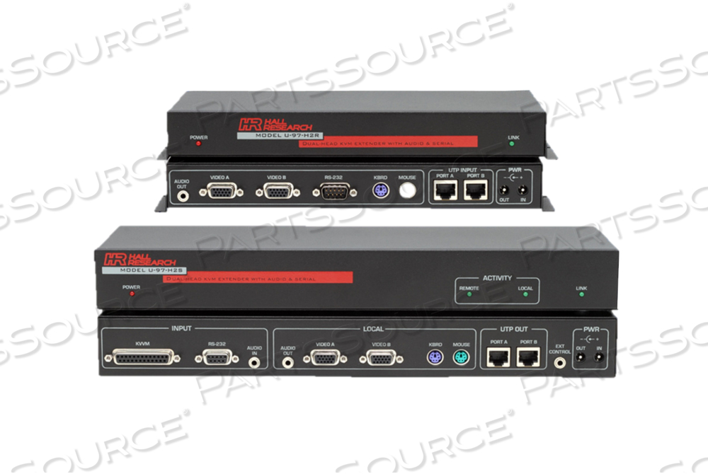 RECEIVER UNIT, MINI-CAT, KVM EXTENDER WITH AUDIO 