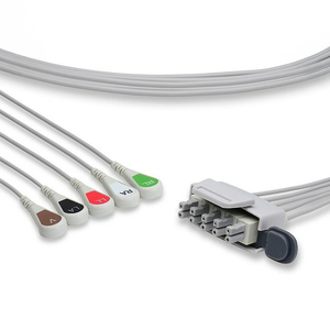 5 LEADS SNAP ECG TELEMETRY LEADWIRE SET by Philips 5 LEADS SNAP ECG TELEMETRY LEADWIRE SET by Philips
