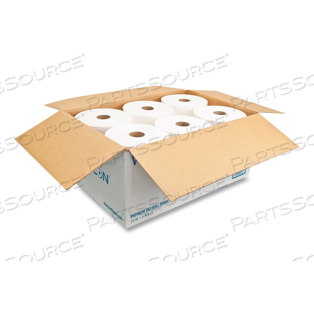 10 INCH TAD ROLL TOWELS, 10" X 700 FT, WHITE 10 INCH TAD ROLL TOWELS, 10" X 700 FT, WHITE