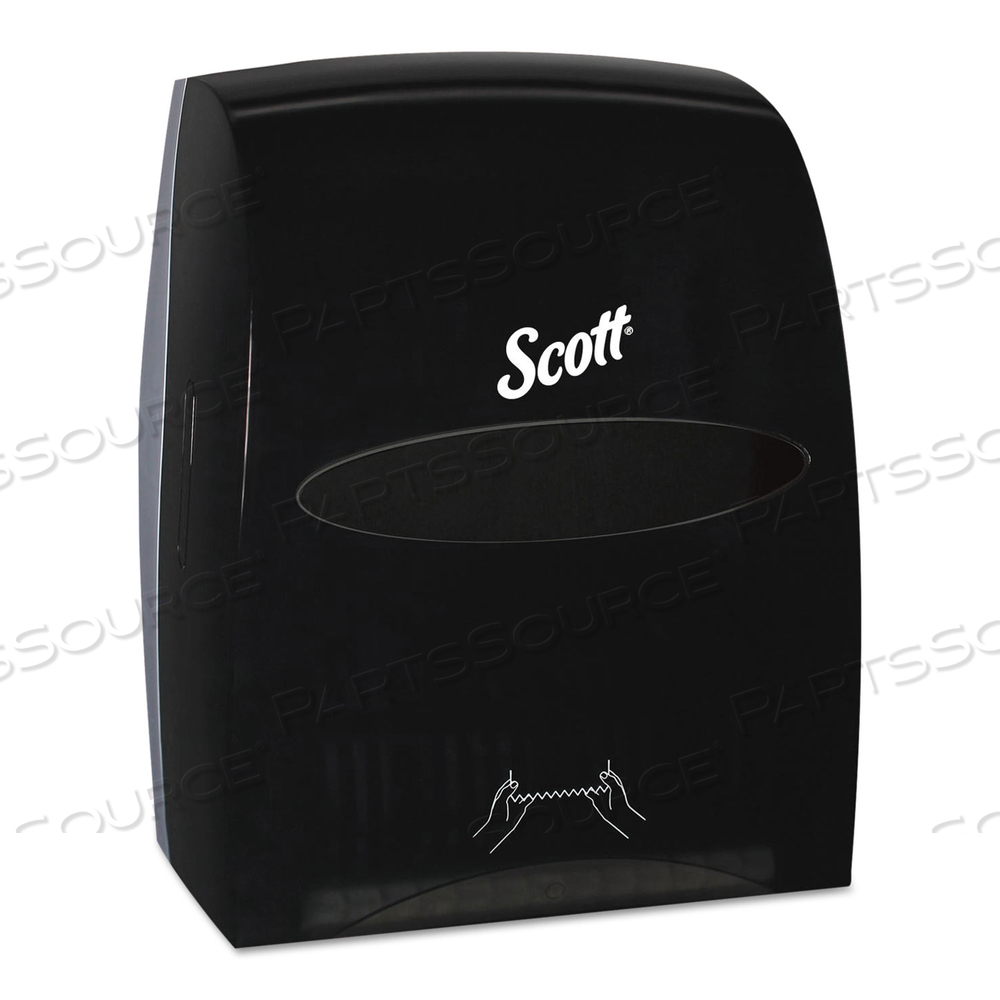 ESSENTIAL MANUAL HARD ROLL TOWEL DISPENSER, 13.06 X 11 X 16.94, BLACK by Scott