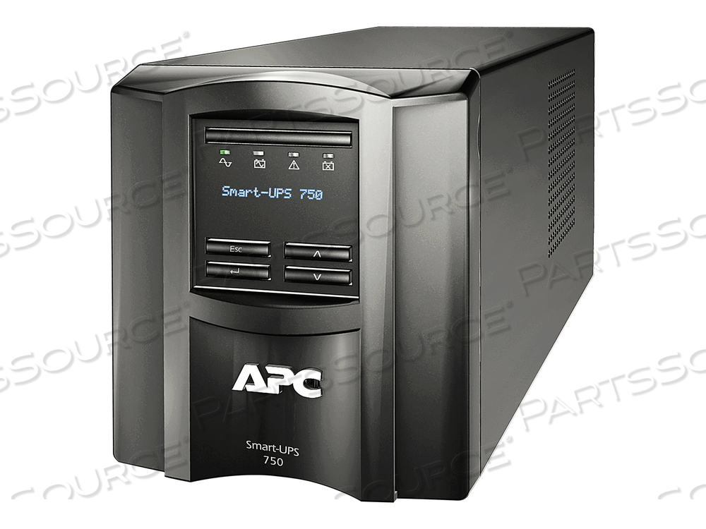 SMART UPS, 100 VAC, 500 W, 750 VA, 5.4 X 6.2 X 14.1 IN, 50/60 HZ, BLACK by APC / American Power Conversion SMART UPS, 100 VAC, 500 W, 750 VA, 5.4 X 6.2 X 14.1 IN, 50/60 HZ, BLACK by APC / American Power Conversion