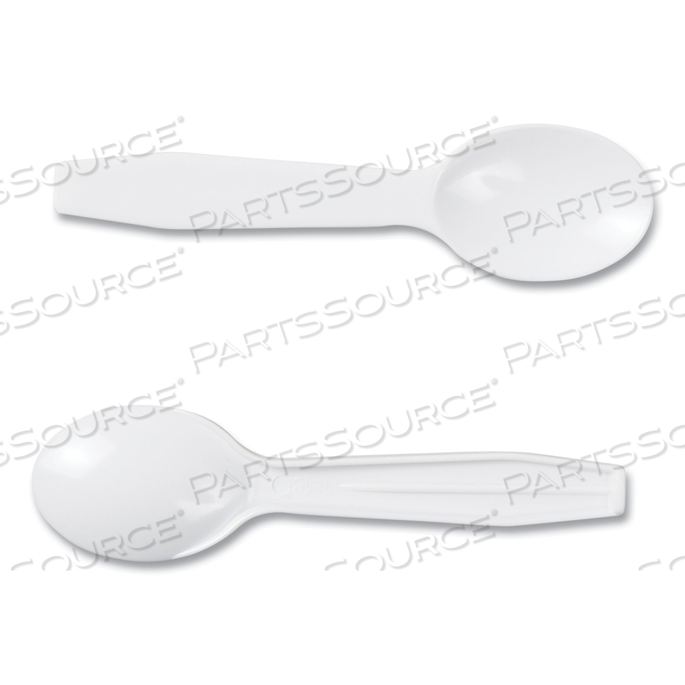 POLYSTYRENE TASTER SPOONS, WHITE by Royal Paper POLYSTYRENE TASTER SPOONS, WHITE by Royal Paper