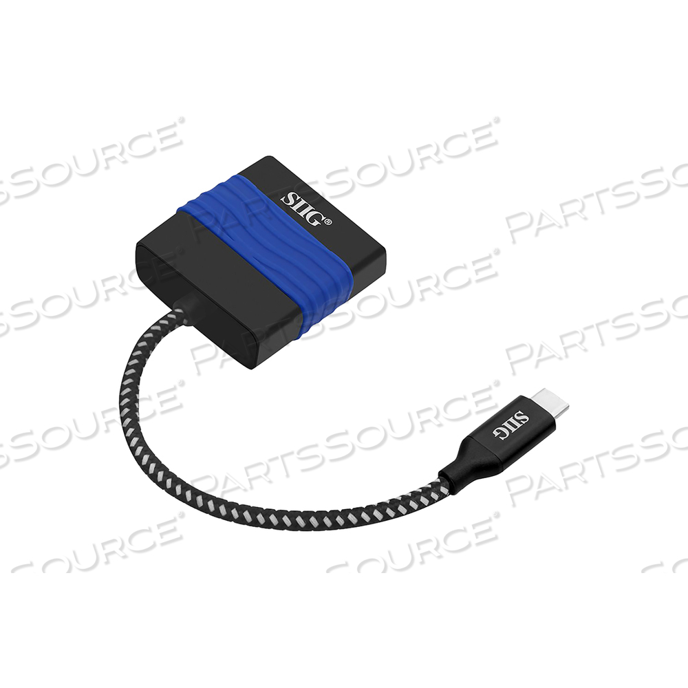 SIIG USB TYPE-C TO DVI VIDEO CABLE ADAPTER, EXTERNAL VIDEO ADAPTER, BLACK by SIIG, Inc. SIIG USB TYPE-C TO DVI VIDEO CABLE ADAPTER, EXTERNAL VIDEO ADAPTER, BLACK by SIIG, Inc.
