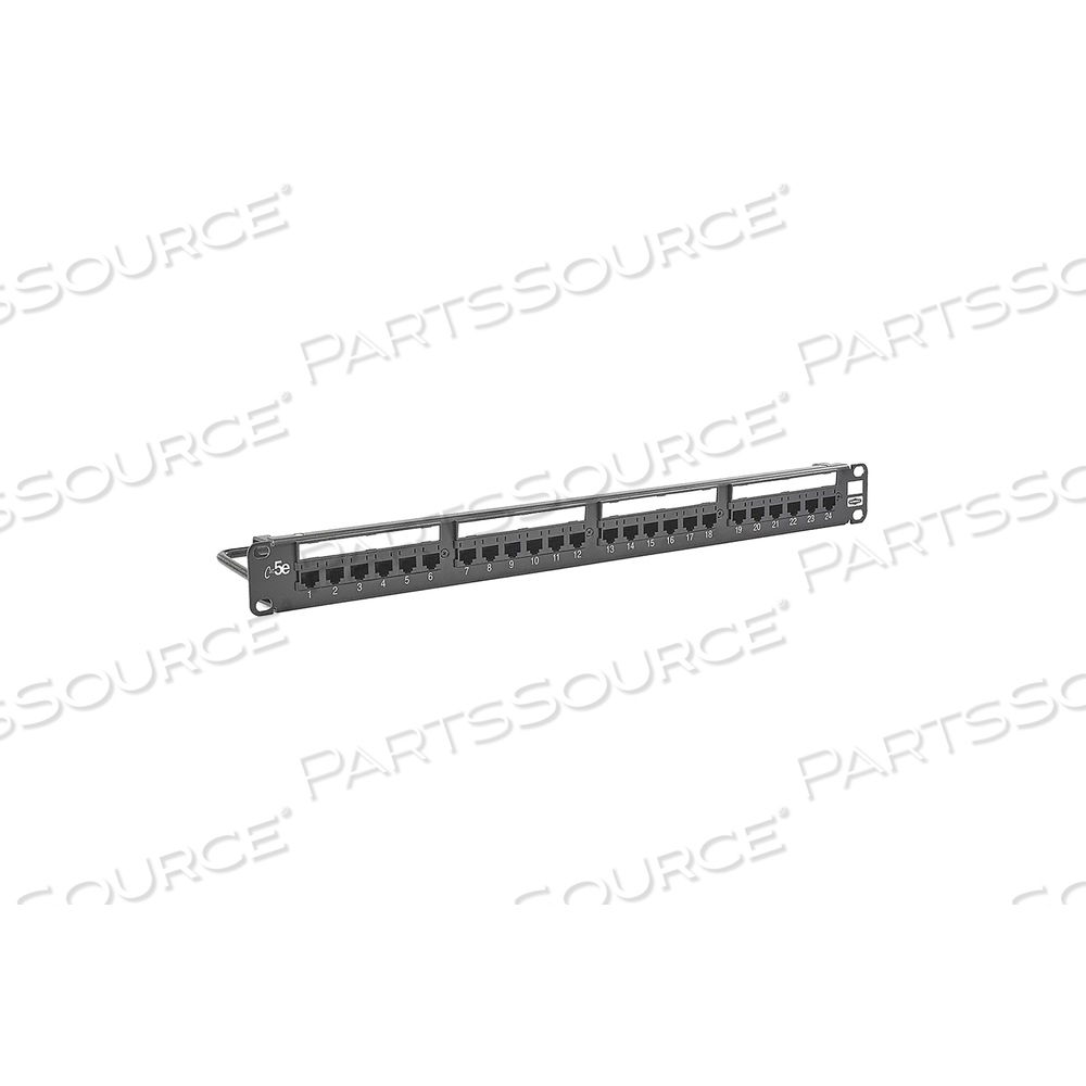 PATCH PANEL 1.72IN.H 5E CATEGORY STEEL by Hubbell