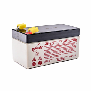 BATTERY, SEALED LEAD ACID, 12V, 1.2 AH, F1 FASTON by Parks Medical Electronics BATTERY, SEALED LEAD ACID, 12V, 1.2 AH, F1 FASTON by Parks Medical Electronics