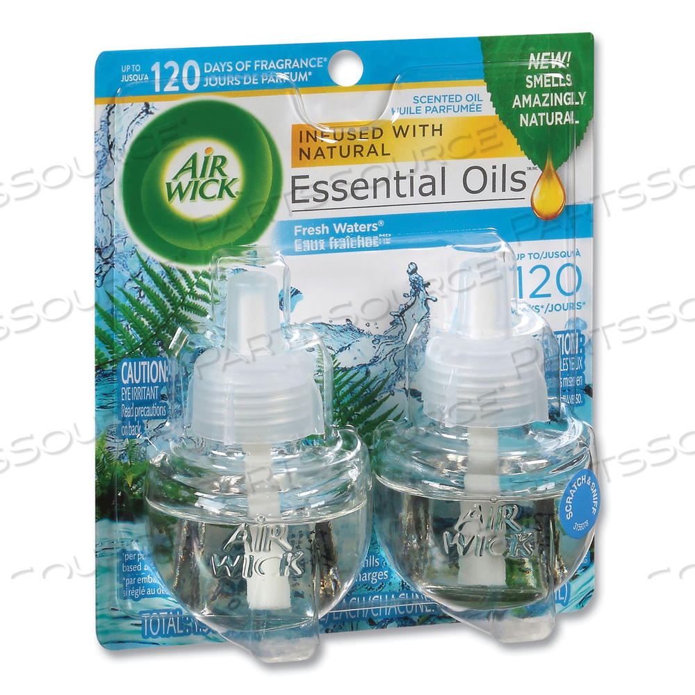 SCENTED OIL REFILL, FRESH WATERS, 0.67 OZ by Air Wick