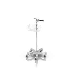 ROLL STAND KIT, 21IN BASE DIAMETER, 6 H X 12 W X 8IN D BASKET SIZE, 44IN HEIGHT, 3IN EURO CASTER SIZE, 12LB MAXIMUM LOAD by GCX Corporation