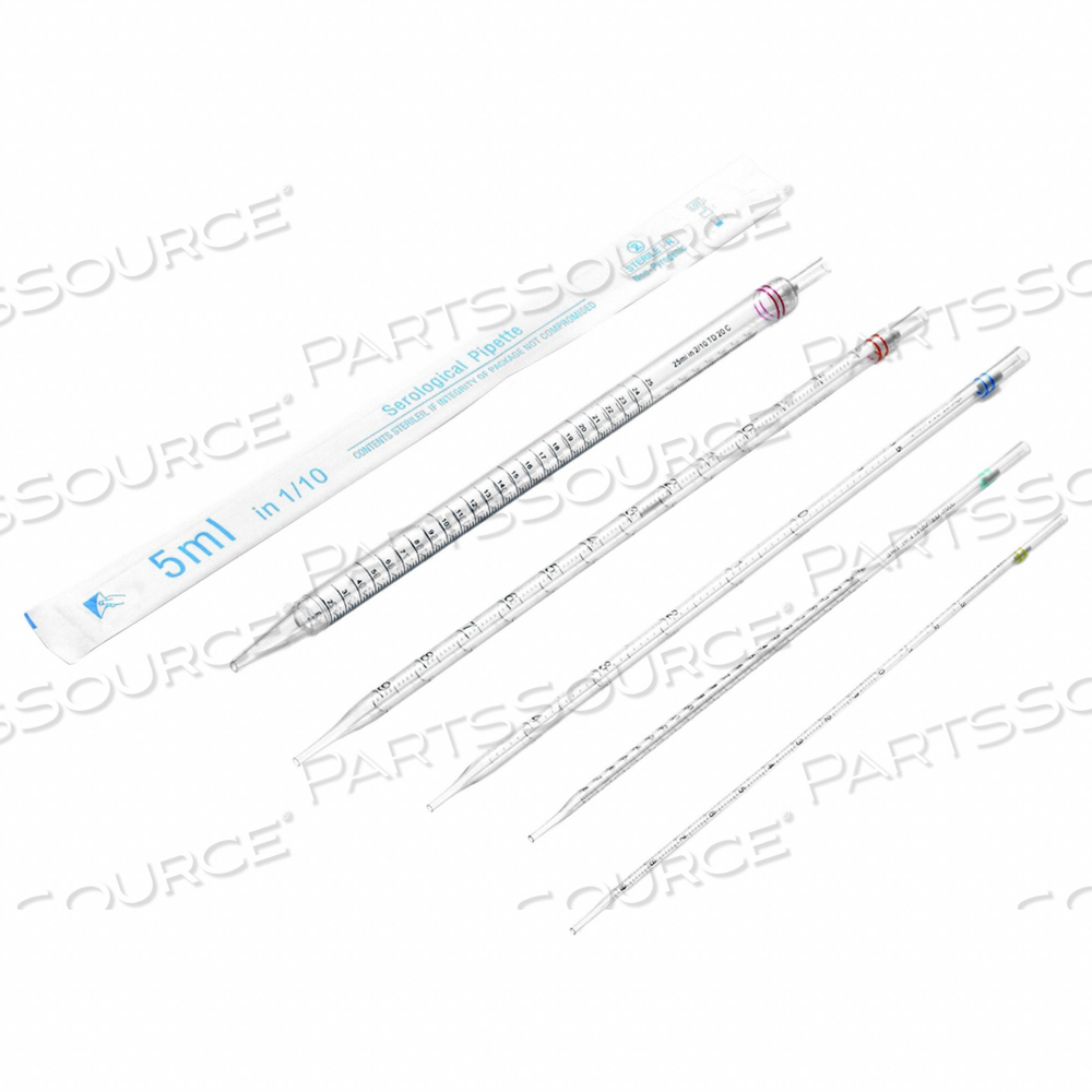 SEROLOGICAL PIPETTES DISPOSABLE PK100 by United Scientific Supplies, Inc.