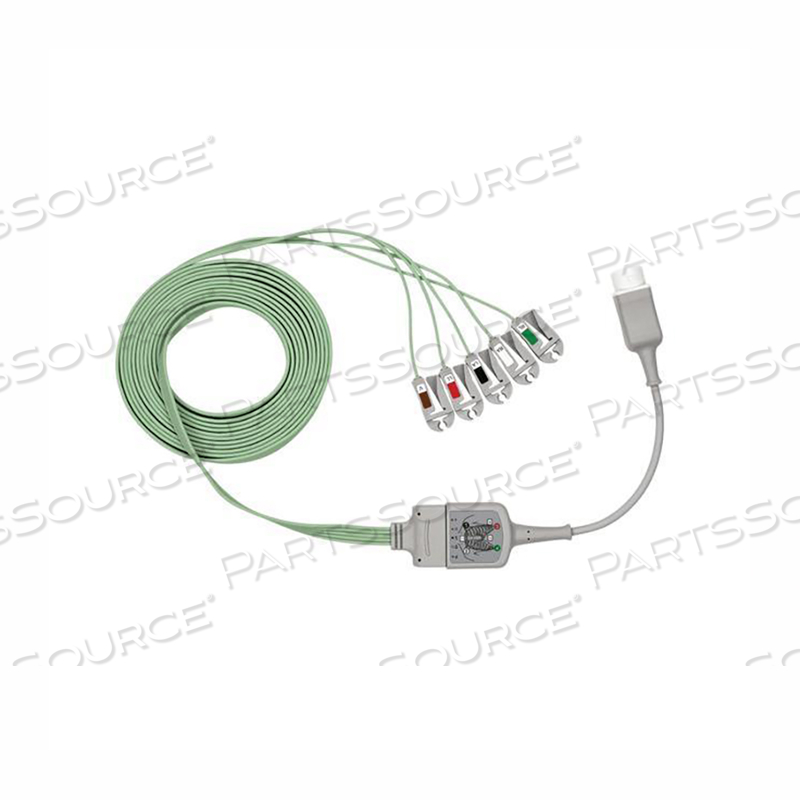 MULTI-LINK LEADWIRE, ECG, 5-LEAD, GRABBERS, AHA GROUP by AirLife (aka SunMed Group, LLC)