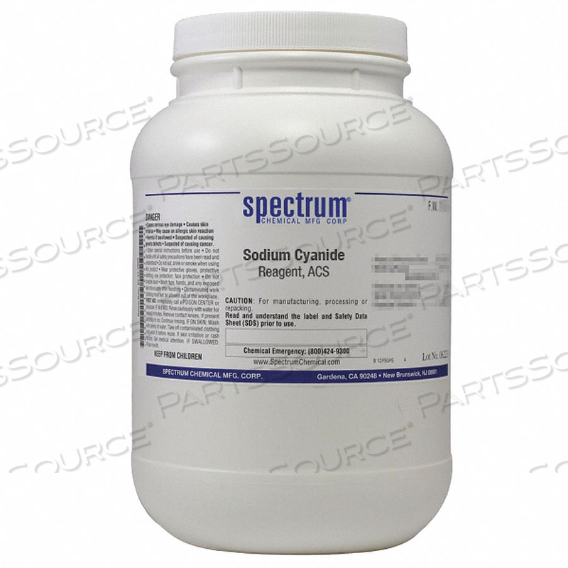 SODIUM CYANIDE REAGENT ACS 2.5KG by Spectrum