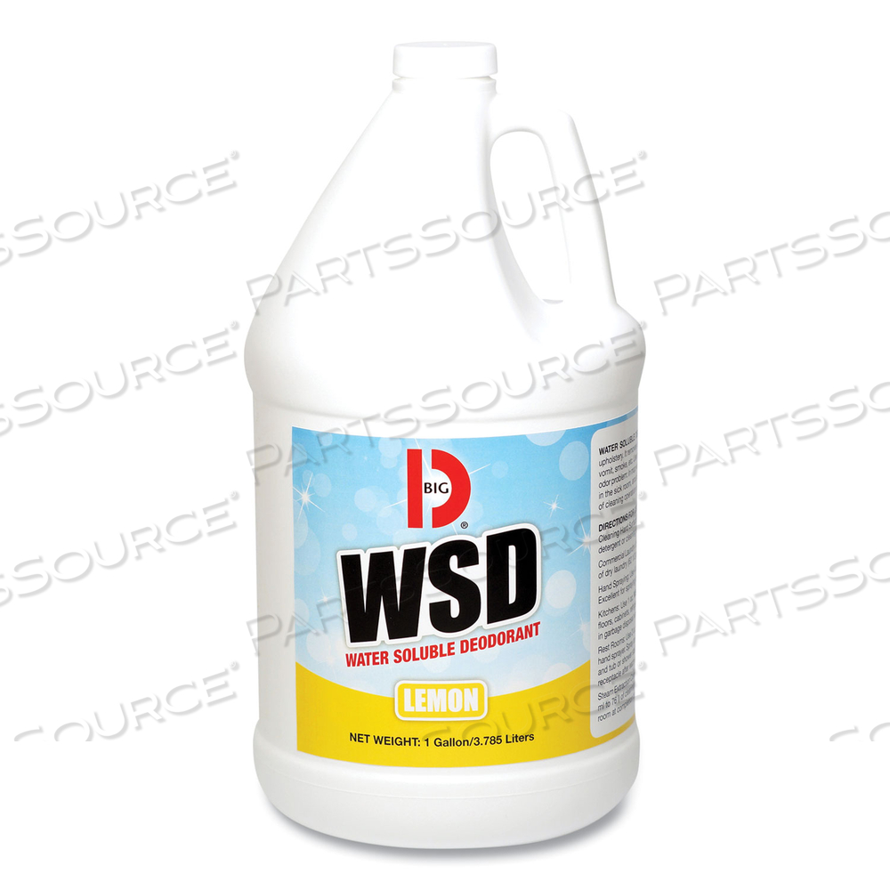 WATER-SOLUBLE DEODORANT, LEMON SCENT, 1 GAL BOTTLE by Big D WATER-SOLUBLE DEODORANT, LEMON SCENT, 1 GAL BOTTLE by Big D