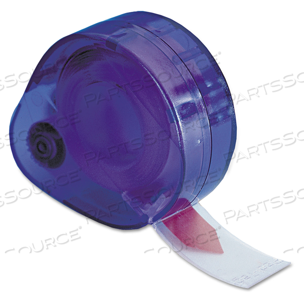 ARROW MESSAGE PAGE FLAGS IN DISPENSER, "FIRMAR AQUI", RED/PACK by Redi-Tag