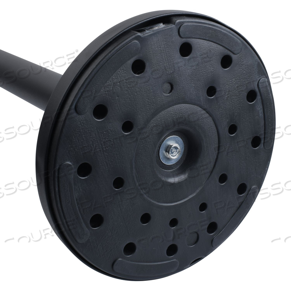 ECONOMY CROWD CONTROL, ASSORTED MATERIALS, 14" X 35" X 9 FT 6", BLACK by Tatco