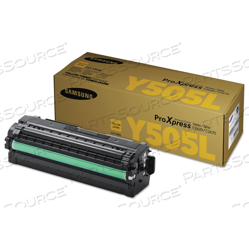 SU514A (CLT-Y505L) TONER, 3,500 PAGE-YIELD, YELLOW 