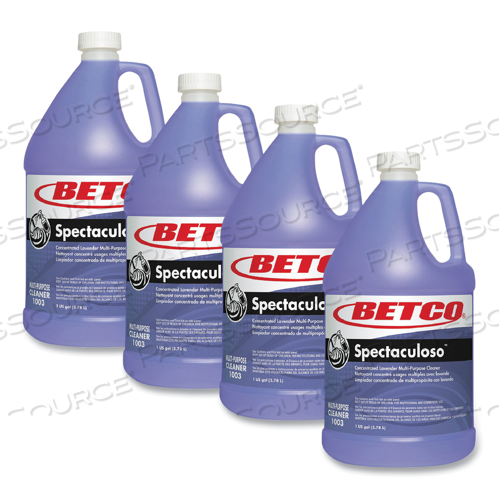 SPECTACULOSO MULTIPURPOSE CLEANER, LAVENDER SCENT, 1 GAL BOTTLE by Betco Corporation